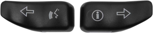 Drag Specialties - Drag Specialties Turn Signal Switch Extensions - Black - 2106-0362