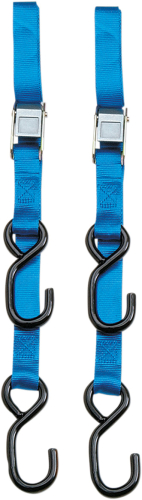 Parts Unlimited - Parts Unlimited Heavy Duty 7ft. Cam Buckle Tie-Downs - Blue - 3920-0423