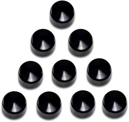 Drag Specialties - Drag Specialties Individual Black Bolt Cover - 5 /16in. Allen head bolt (1/4in. wrench size) - 2402-0151