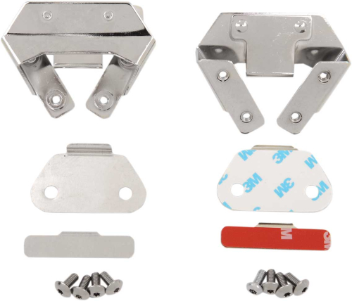 Drag Specialties - Drag Specialties Mounting Bracket/Wear Plate Kit for Hard Saddlebags - S77-0145-ACDS