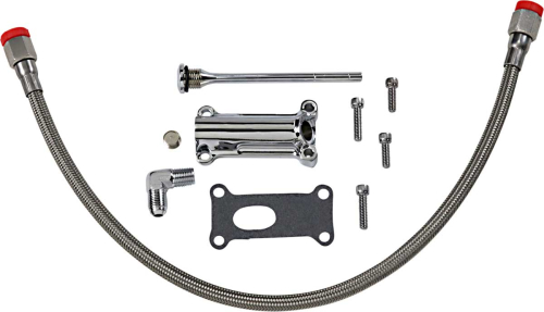 Drag Specialties - Drag Specialties Engine Oil Spout Kits - Chrome - 0710-0255