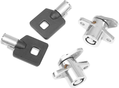 Drag Specialties - Drag Specialties Lock Kit with Keys for Hard Saddlebags - S77-0145-ADDS