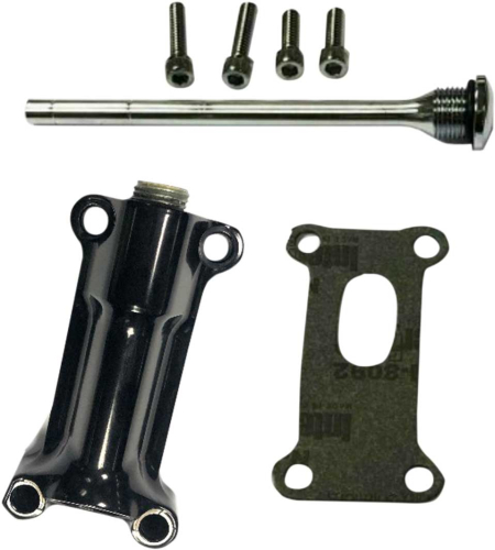 Drag Specialties - Drag Specialties Engine Oil Spout Kits - Black - 0710-0256