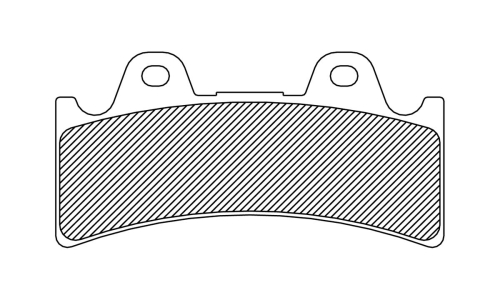Drag Specialties - Drag Specialties Organic Brake Pads - FAD243