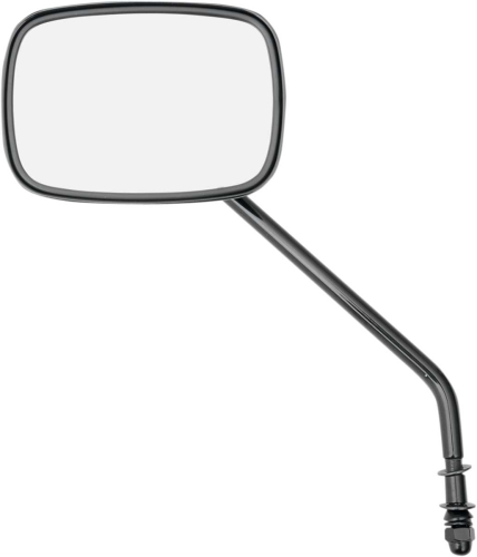 Drag Specialties - Drag Specialties Die-Cast Replacement Mirror - Long Stem - 302110BLK