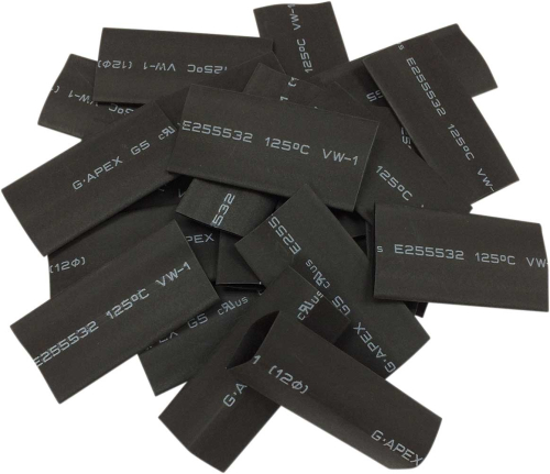 Drag Specialties - Drag Specialties Heat Shrink Tube for Custom Cable Kit - Black - 2113-0678