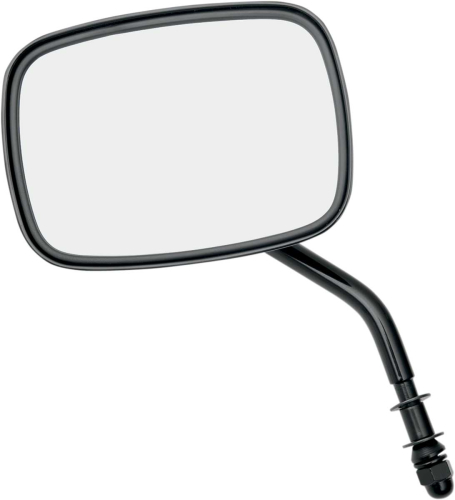 Drag Specialties - Drag Specialties Die-Cast Replacement Mirror - Standard Stem - 302108BLK