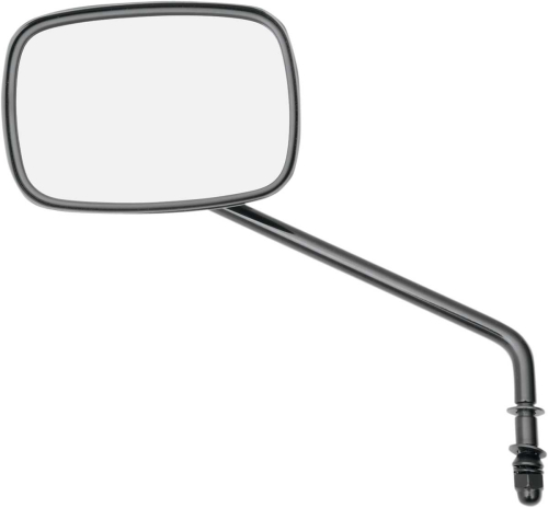 Drag Specialties - Drag Specialties Die-Cast Replacement Mirror - Low Ride Stem - 302109BLK