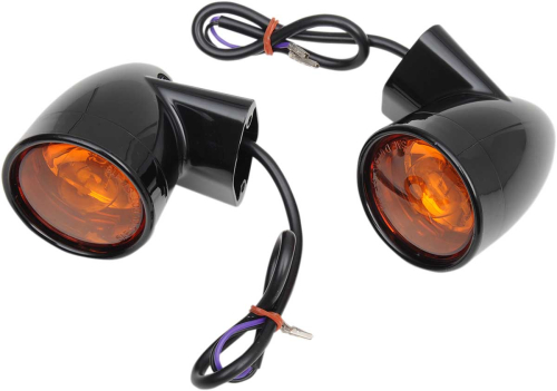 Drag Specialties - Drag Specialties Bullet Style Rear Turn Signal - 12-0224GBR-2