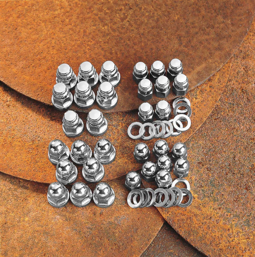 Drag Specialties - Drag Specialties Head Bolt Set - Acorn Style - Chrome - MK236
