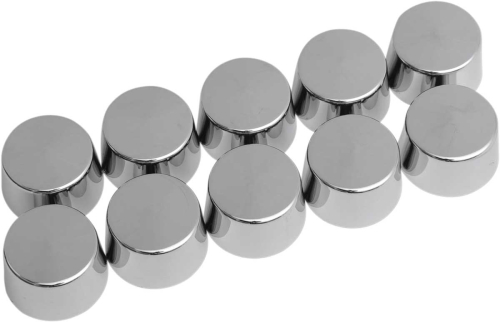 Drag Specialties - Drag Specialties Individual Chrome Bolt Cover - 1/2in. shouldered hex bolt/nut - 352050
