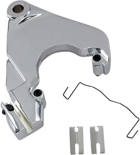 Drag Specialties - Drag Specialties Rear Caliper Bracket - Chrome - 148126-BX-LB2