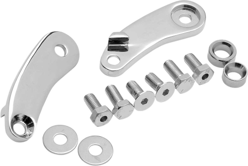 Drag Specialties - Drag Specialties Front Turn Signal Relocation Kit - 20-0377-BC202