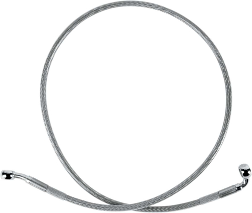 Drag Specialties - Drag Specialties Standard Length Front Stainless Steel Brake Line Kit - Clear - 640112