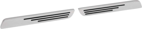 Drag Specialties - Drag Specialties Saddlebag Latch Inserts - Ball-Milled Die-Casting - Chrome - 720022-BC3H