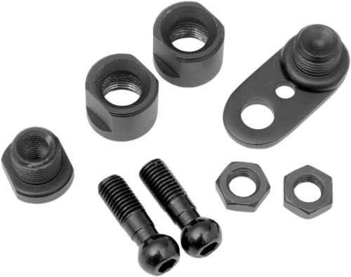 Drag Specialties - Drag Specialties Turn Signal Swivel Kit - Black - 2020-0416