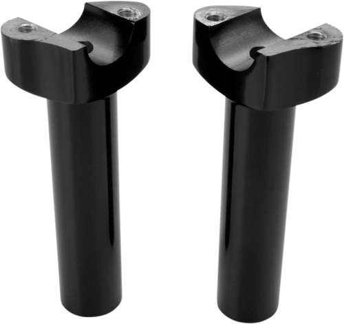 Drag Specialties - Drag Specialties Forged Aluminum Straight Riser - 5.5in. - Black - 241613