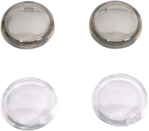 Drag Specialties - Drag Specialties Lens Kit for Mini Deuce Marker Light - Clear/Smoke - 20-6390-C/M