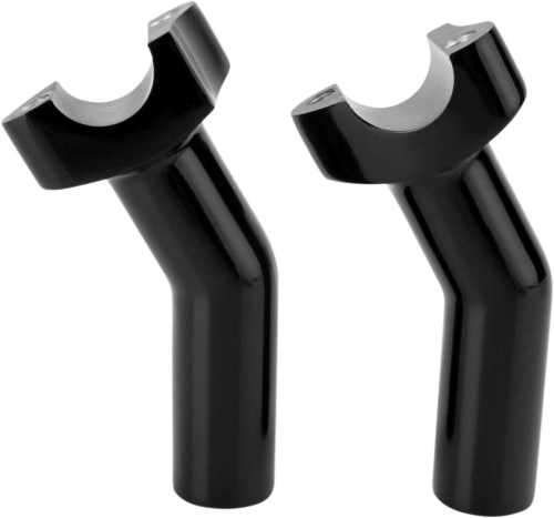 Drag Specialties - Drag Specialties Forged Aluminum Pullback Riser - 4.5in. - Black - 241606