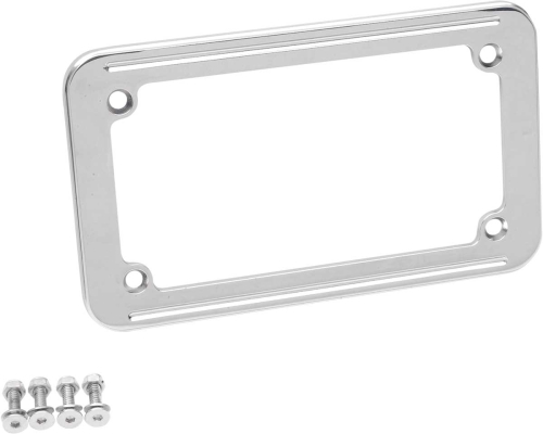 Drag Specialties - Drag Specialties Chrome License Plate Frame - 083028