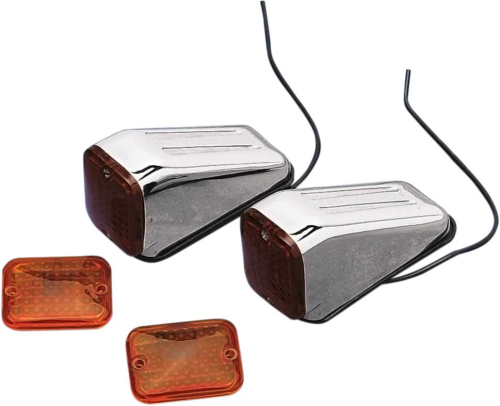 Drag Specialties - Drag Specialties Drag-Ness FM1 Marker Lights - DS-280104