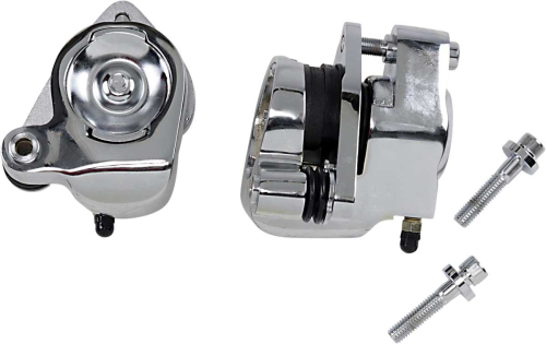 Drag Specialties - Drag Specialties Front Brake Caliper Kit - Chrome - 148120-BX-LB2