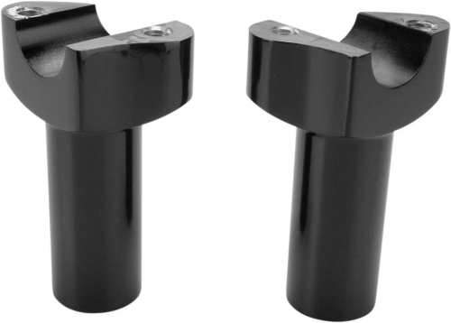 Drag Specialties - Drag Specialties Forged Aluminum Straight Riser - 3.5in. - Black - 241611