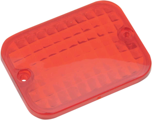 Drag Specialties - Drag Specialties Replacement Lens for Rectangular Twin Marker Light - Red - 165176