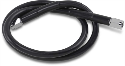 Drag Specialties - Drag Specialties Universal Black Vinyl-Coated Stainless Steel Brake Line - 28in. - 828-BLK