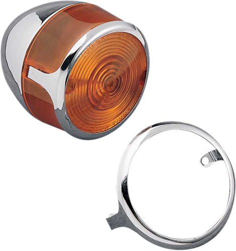 Drag Specialties - Drag Specialties Turn Signal Lens Trim Rings - 72182-SC2