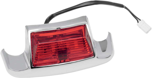 Drag Specialties - Drag Specialties Rear Fender Tip Light - Light with Red Lens - 2040-0580