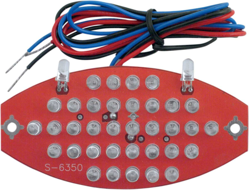Drag Specialties - Drag Specialties Cat Eye LED Board for Side Mount LED Taillight/License Plate Mounts - 28-6043LED-A