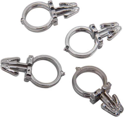 Drag Specialties - Drag Specialties Handlebar Wiring Clips - 1/2in ID - 31-0002-4-HC3