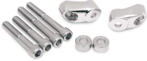 Drag Specialties - Drag Specialties Short Turn Signal Mounts for 39mm/49mm Forks - 20-0367ADS