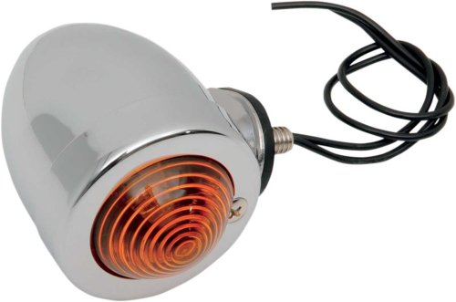 Drag Specialties - Drag Specialties Bullet Marker Lights - Amber - Dual Filament - DS-280069