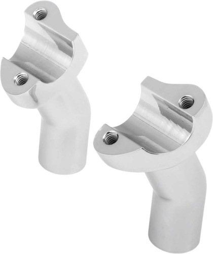 Drag Specialties - Drag Specialties Forged Aluminum Pullback Riser - 3.5in. - Chrome - 241600