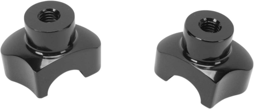 Drag Specialties - Drag Specialties Forged Aluminum Straight Riser - 1.7in. - Black - 241617