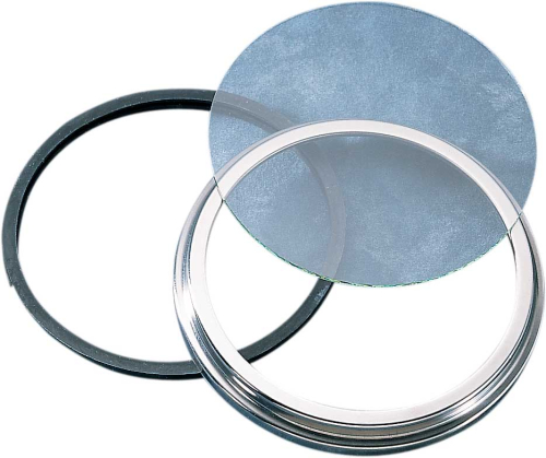 Drag Specialties - Drag Specialties Bezel/Lens Kit for FL-Style Speedometers - 75403-HC6