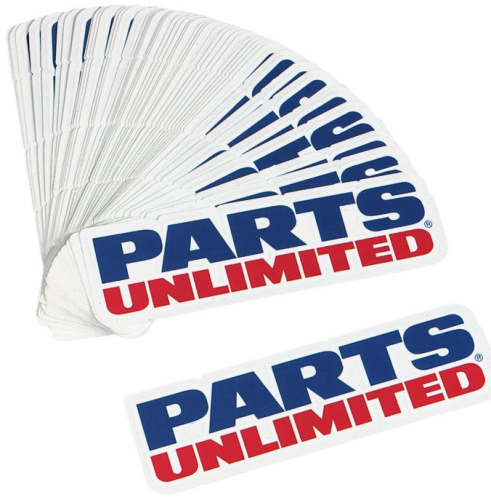 Promotional Items Vendor - Promotional Items Vendor Parts Unlimited Decals - 4in H x 16in L - 9904-0414