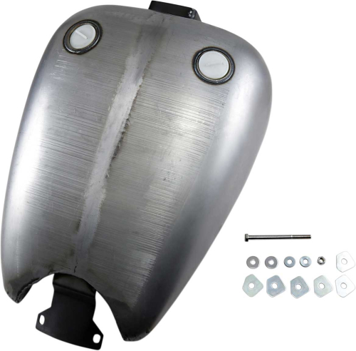 Drag Specialties - Drag Specialties One-Piece 2in. Extended Gas Tank - 11619-BX46