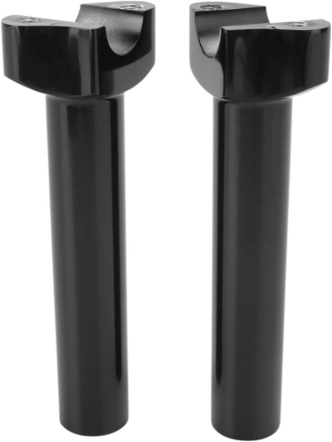 Drag Specialties - Drag Specialties Forged Aluminum Straight Riser - 6.5in. - Black - 241614