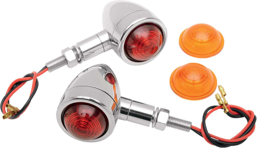 Drag Specialties - Drag Specialties Custom Bullet Marker Lights - 20-65921