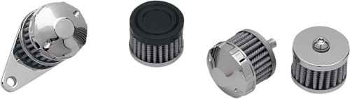Drag Specialties - Drag Specialties Chrome Crankcase Vent Filter Assembly - DS-289515