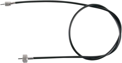 Drag Specialties - Drag Specialties Transmission-Drive 49in. Speedometer Cable for Mini Speedo and 12mm Speedo Heads - Black Vinyl - 4391000B