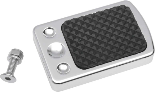 Drag Specialties - Drag Specialties Chrome Brake Pedal Covers - 1610-0134