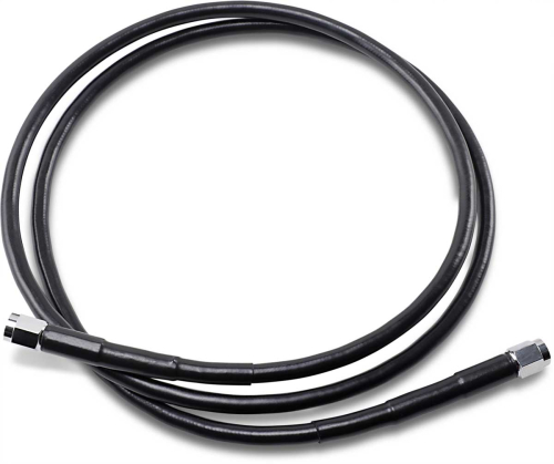 Drag Specialties - Drag Specialties Universal Black Vinyl-Coated Stainless Steel Brake Line - 54in. - 854-BLK