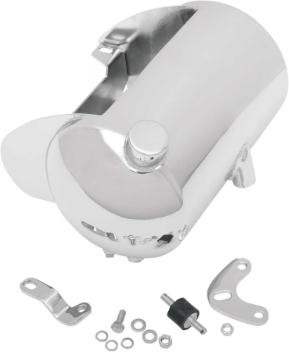 Drag Specialties - Drag Specialties Custom Oil Tank - Domed Side Fill - 241320