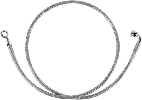 Drag Specialties - Drag Specialties Standard Length Front Stainless Steel Brake Line Kit - Clear - 640113