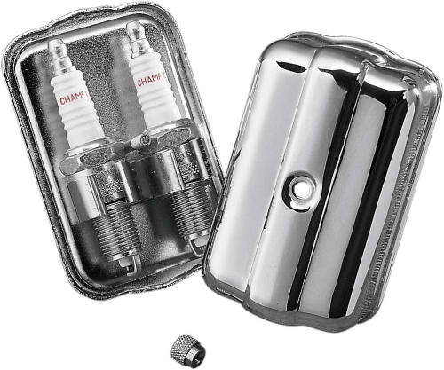 Drag Specialties - Drag Specialties Chrome Spark Plug Holder - 33-0030-SC1