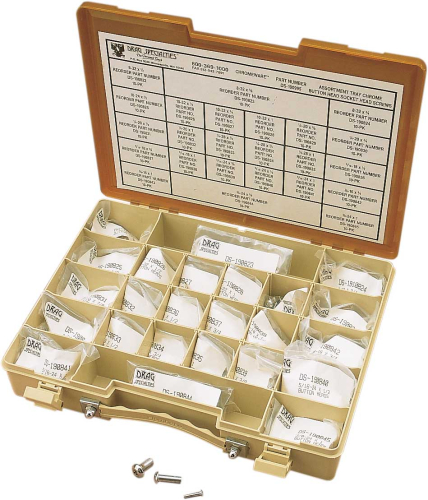 Drag Specialties - Drag Specialties Button-Head Bolt Assortment Kit - MK210